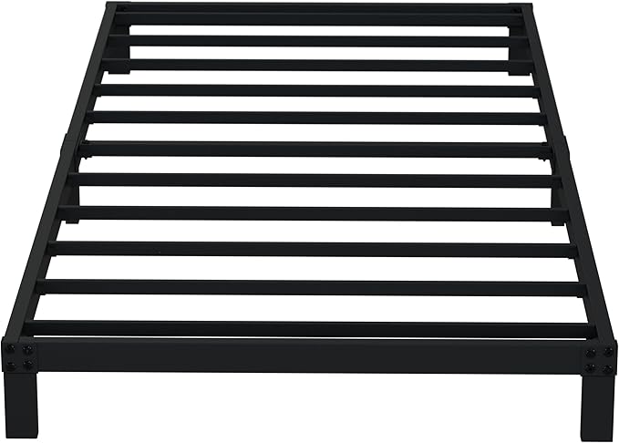 EMODA 6 Inch Twin Bed Frames No Box Spring Needed, Heavy Duty Metal Twin by EMODA