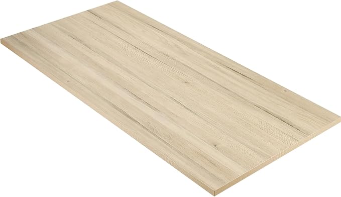 Kaboon Universal Tabletop 45.67"x23.62", Solid One-Piece Melamine Table Top by Kaboon