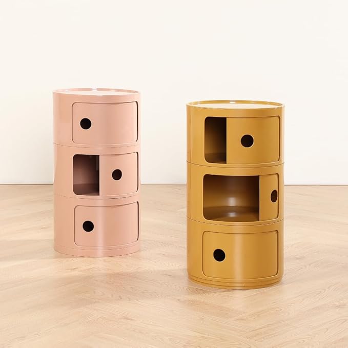 COZYMATIC 3 Tier Round Nightstand - Image 2