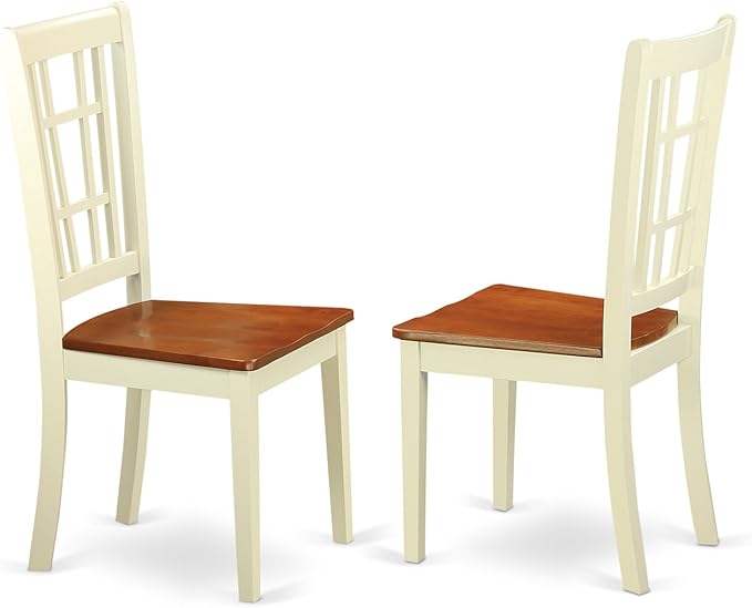 East West Furniture SUNI5-BMK-W 5 Piece Modern Dining Table Set Includes a - Image 5