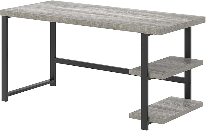 FOLUBAN Computer Desk, Modern Home Office Desk - Image 9