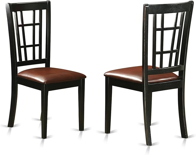 East West Furniture SUNI5-BCH-LC 5 Piece Dining Table Set - Image 10