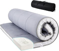 Tiita Queen Memory Foam Mattress Topper, Portable Roll Up Travel Car Camping by TiitaHome