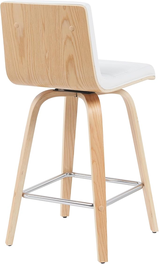 Vienna Modern Counter Height Swivel Bar Stool - Image 4
