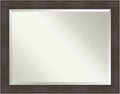 Amanti Art Brown Bathroom Mirror by AmantiArt