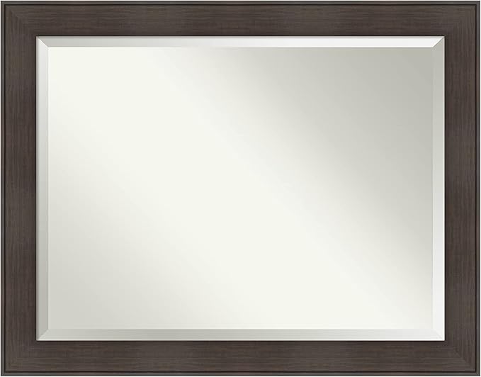 Amanti Art Brown Bathroom Mirror by AmantiArt