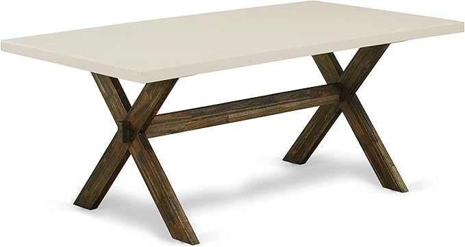 East West Furniture X727FL716-6 6 Piece Dining Set Contains a Rectangle Dining - Image 5