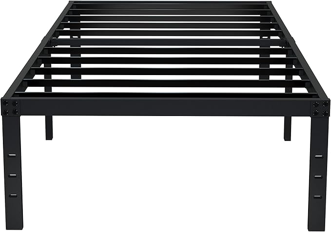 EMODA 16 Inch Heavy Duty Twin Bed Frame, Metal Platform Bed Frames No Box by EMODA