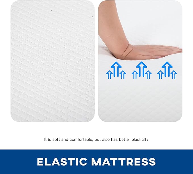 FDW | 6 Inch King Mattress | Medium Firm | Gel Memory Foam Mattress | White | - Image 6