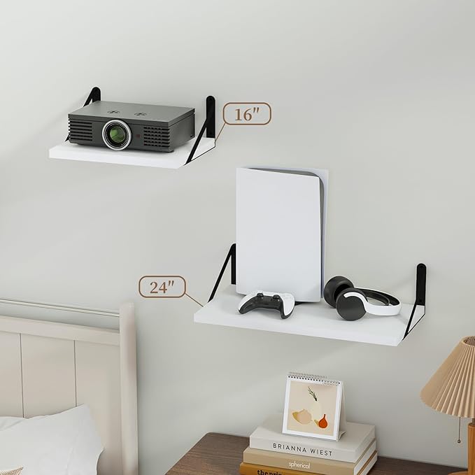 SAUMONIERES Floating Shelves Bookshelf - Image 5
