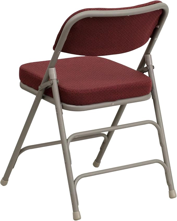 Flash Furniture 4 Pack HERCULES Series Premium Curved Triple Braced & Double - Image 7
