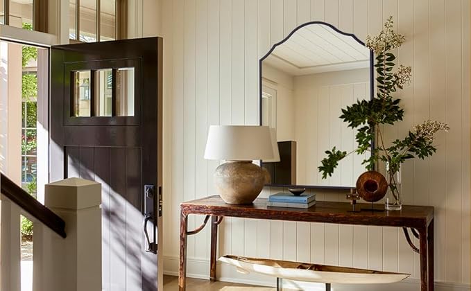 Large Arched Mirror Wall Decor, - Image 6