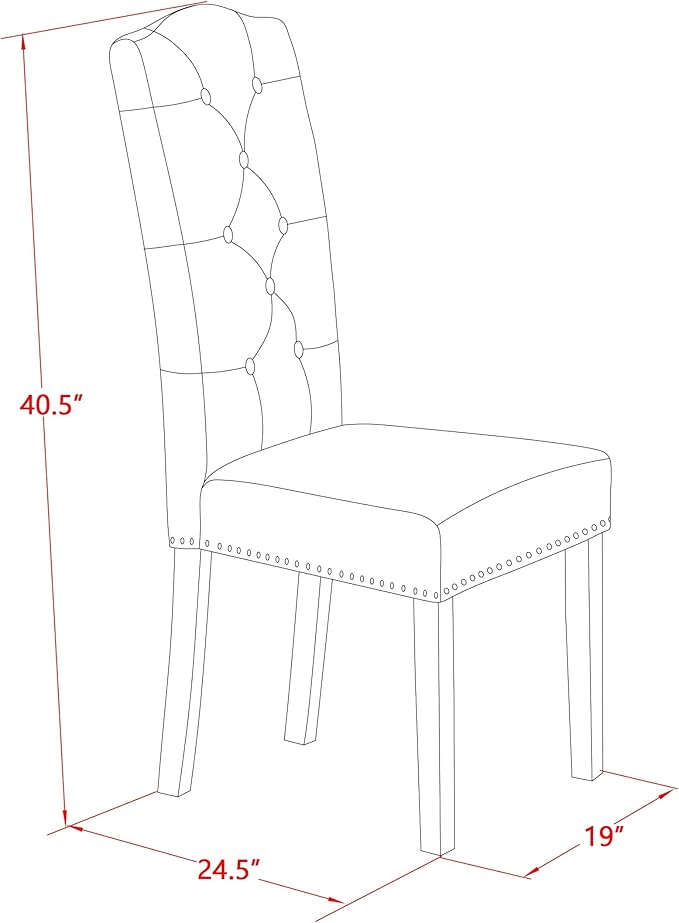 East West Furniture OXEL5-AWA-05 5 Piece Dining Room Furniture Set Consist of a - Image 15