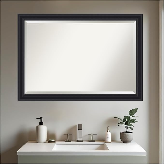 Amanti Art Black Bathroom Mirror - Image 6