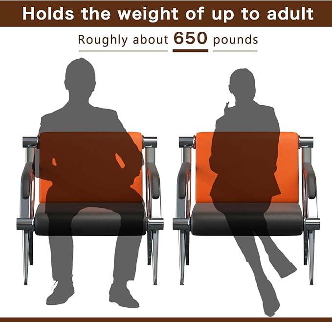 wonline 4 Seat Waiting Room Chair - Image 5