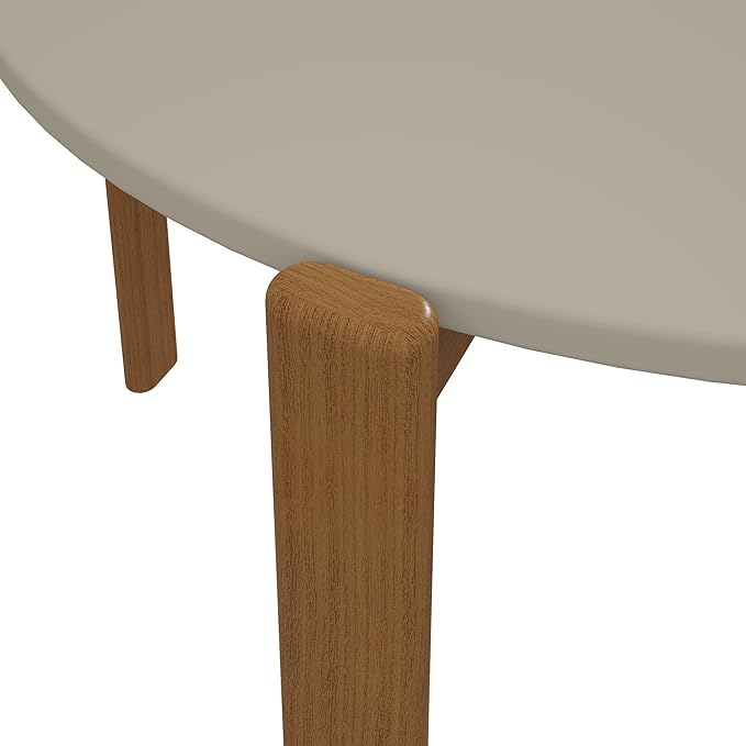 Manhattan Comfort Gales 46-Inch Mid Century Modern Round Dining Table - Image 8