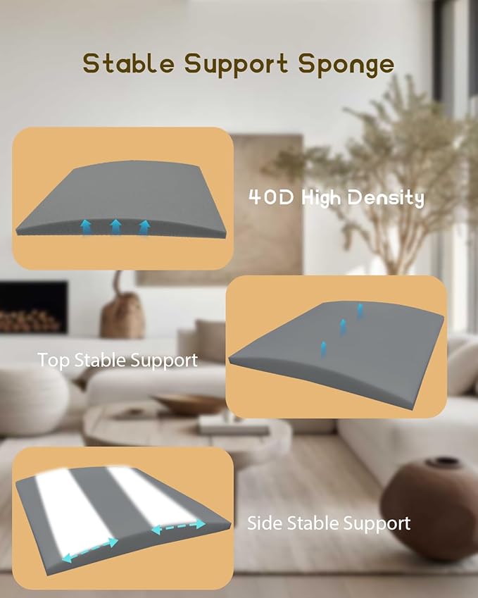 Couch Cushion Support, High Density Replacement Foam Insert - Image 5