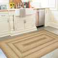 Homespice Cookie Dough Jute Braided Runner Rug 22x72 by Homespice