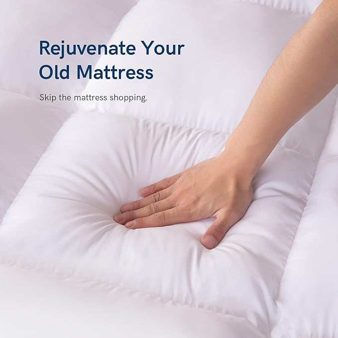ELEMUSE Full XL Mattress Topper - Image 4
