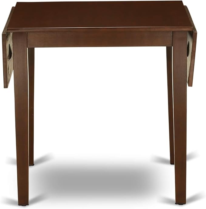 East West Furniture NDGR5-MAH-W 5 Piece Kitchen Table Set - Image 7