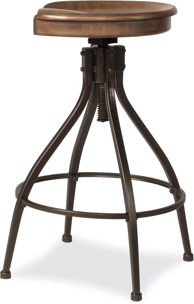 Hillsdale Worland Backless Metal Adjustable Height Stool - Image 7