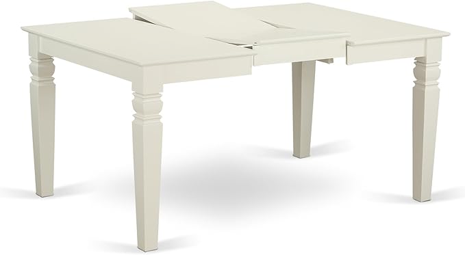 East West Furniture WEAD5-LWH-LC 5 Piece Dining Table Set - Image 4