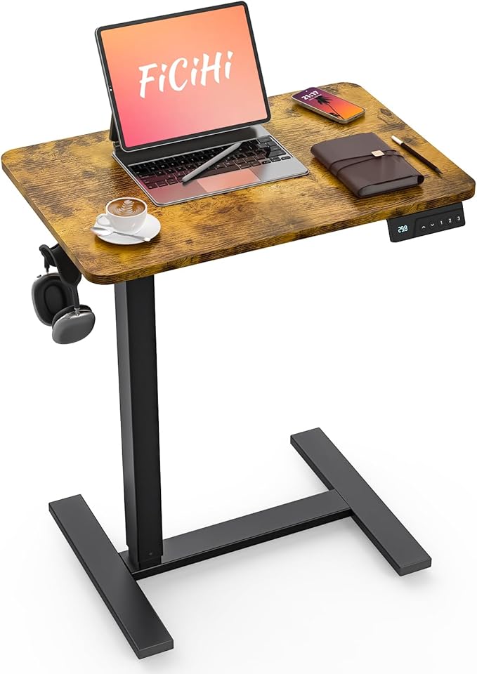 Mobile Standing Desk with Wheels by FiCiHi