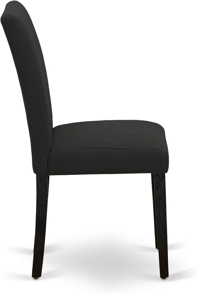 East West Furniture DMAB3-ABK-24 3 Piece Modern Dining Table Set Contains a - Image 8