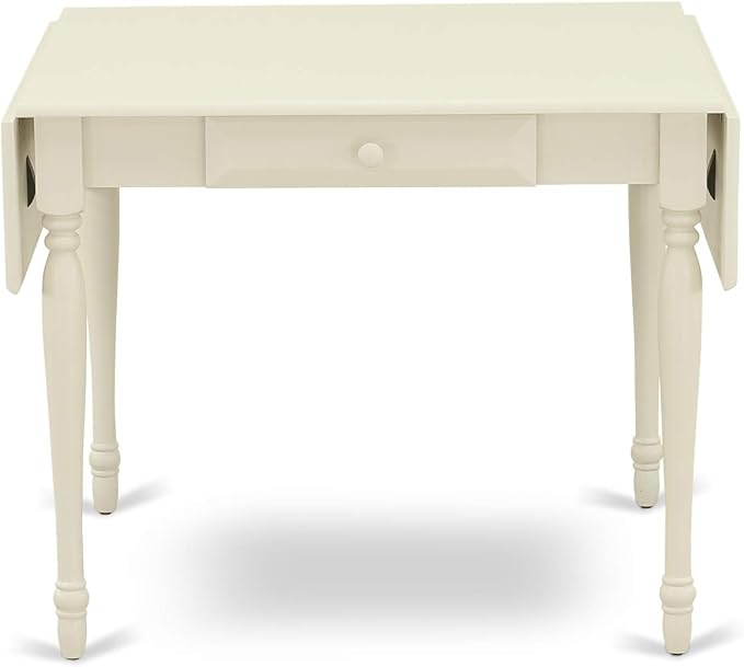 East West Furniture MZBA3-LWH-01 3 Piece Dining Room Table Set Contains a - Image 7