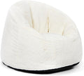 N&V Medium Shell Bean Bag Chair, Adult Size Bean Bag Sack, Foam Filling by NV