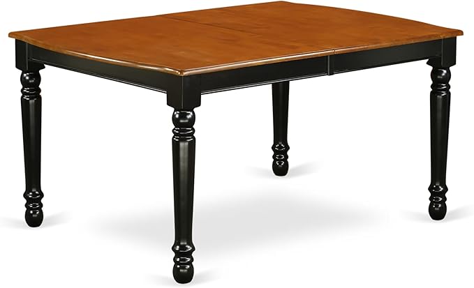 East West Furniture DOKE9-BCH-W 9 Piece Dining Room Table Set Includes a - Image 5