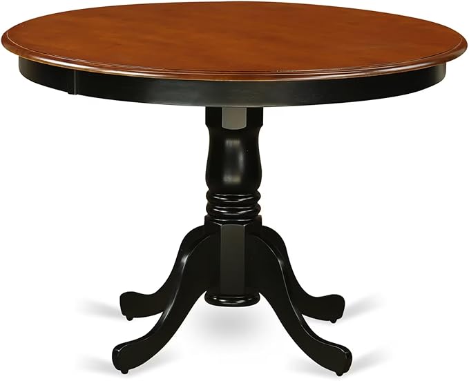 East West Furniture HLAN5-BCH-W 5 Piece Dining Table Set - Image 4