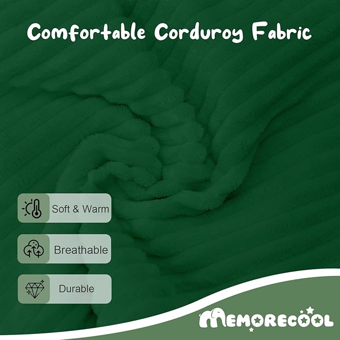 MeMoreCool Kids Couch for Playroom, Corduroy Convertible Toddler Couch - Image 6