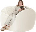 HABUTWAY Bean Bag Chair: Giant 5' Memory Foam Furniture Bean Bag Chairs by HABUTWAYMakeYourLifeComfortable