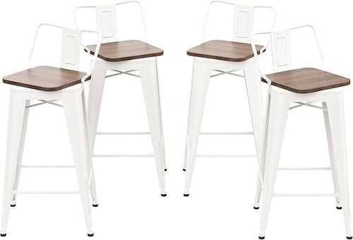 24 Inch Swivel Bar Stools Set of 4 by ALISH