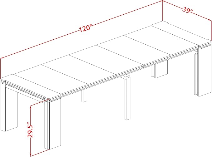 X12X2-008-28 - 13-Pc Dining Room Table Set includes an Extendable Rectangle - Image 26