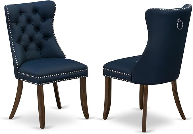 East West Furniture ANDA3-AWA-29 3 Piece Kitchen Table & Chairs Set Includes a - Image 4