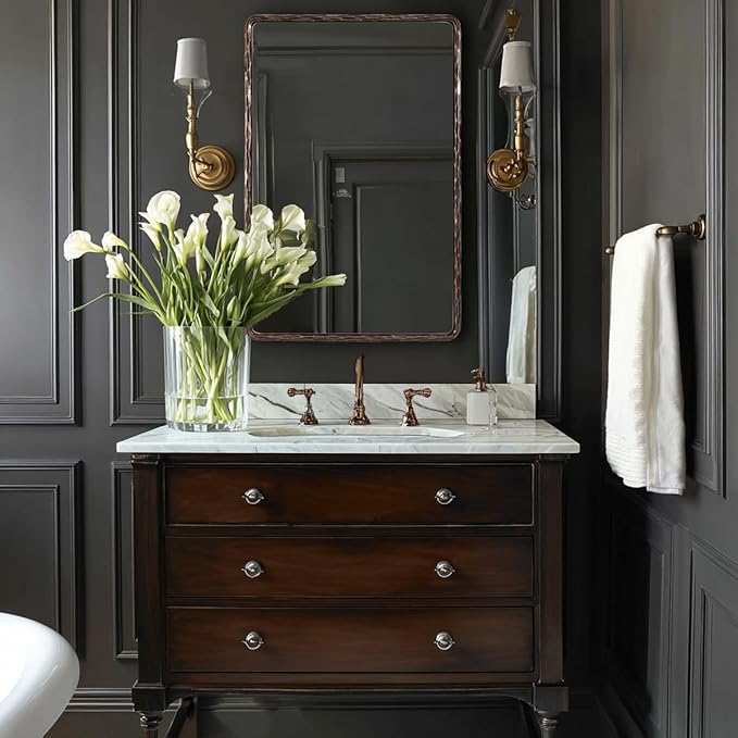 ANDY STAR Hand-Forged Bronze Bathroom Mirrors - Image 4