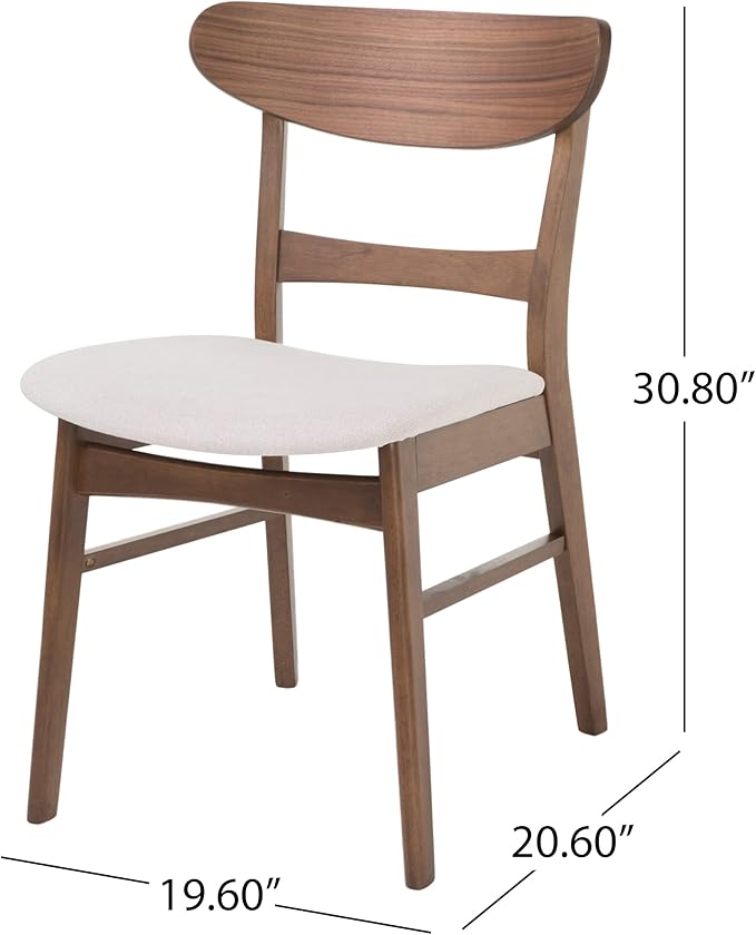Christopher Knight Home Idalia 50" Rectangular Dining Set, 5-Pcs Set, Natural - Image 3