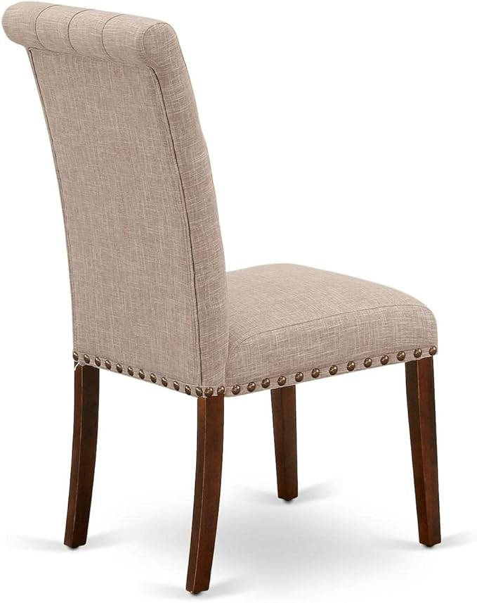 East West Furniture BRP3T04 Bremond Parson Dining Room Chairs - Image 7