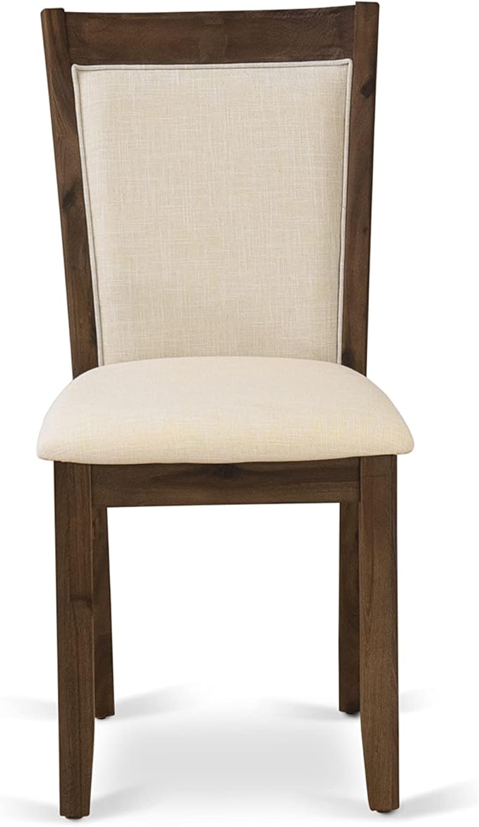 East West Furniture X777MZN32-9 9 Piece Dining Room Set Includes a Rectangle - Image 8