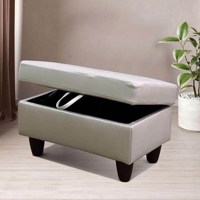 Silver Green L-Shaped 3-Piece Faux Leather Sofa - Image 4