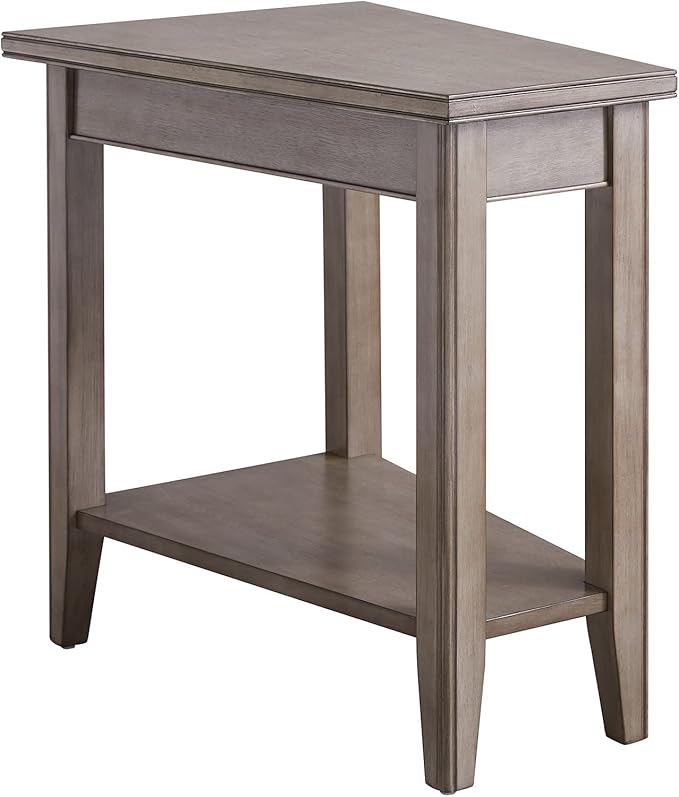 Laurent Recliner Wedge End Side Table by LeickFurniture