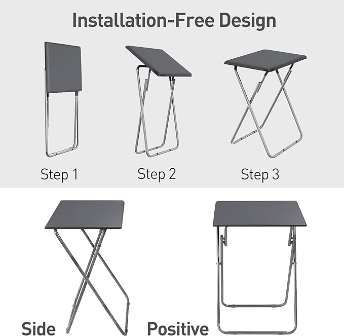 Garden 4 you Folding TV Tray Table/TV Dinner Trays Tables - Image 4