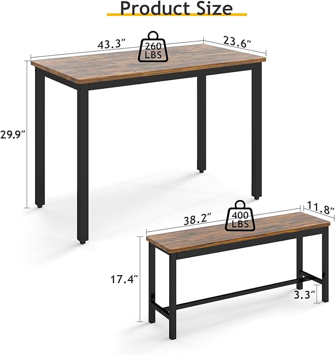 Rovibek Dining Table Set for 4 - Image 7