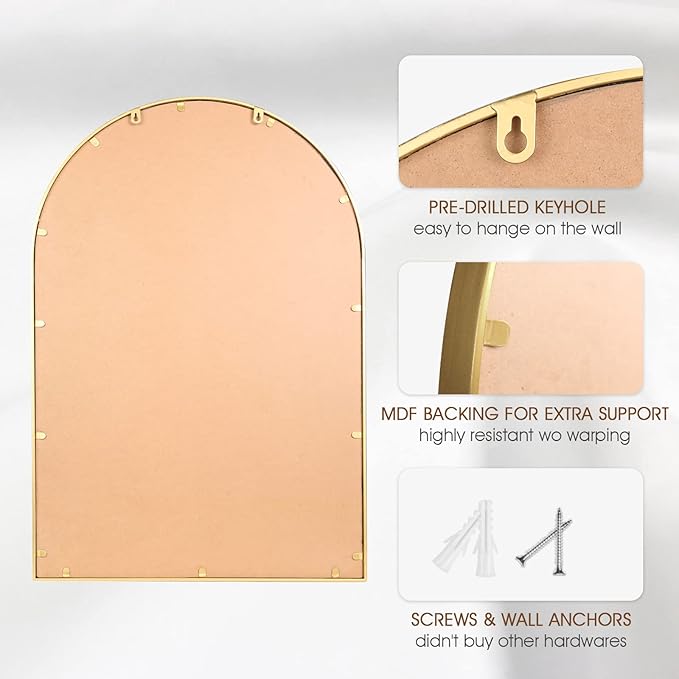 Arched Wall Mirror for Bathroom - Image 6