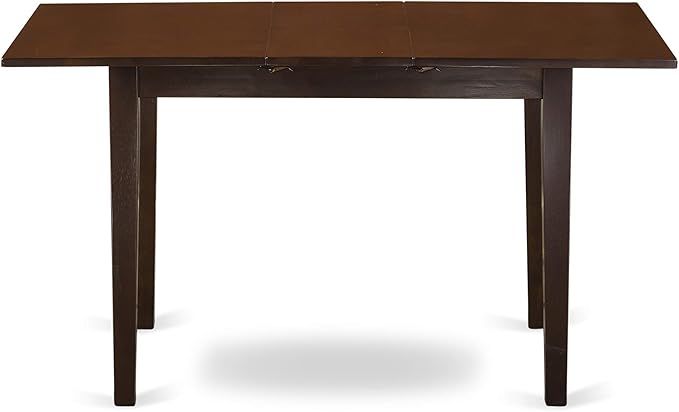 East West Furniture NOBR3-MAH-04 3 Piece Dining Room Table Set Contains a - Image 3