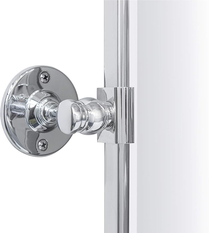 TEHOME 20x30'' Chrome Pivot Mirror Rectangle Bathroom Vanity Mirror Chrome - Image 5
