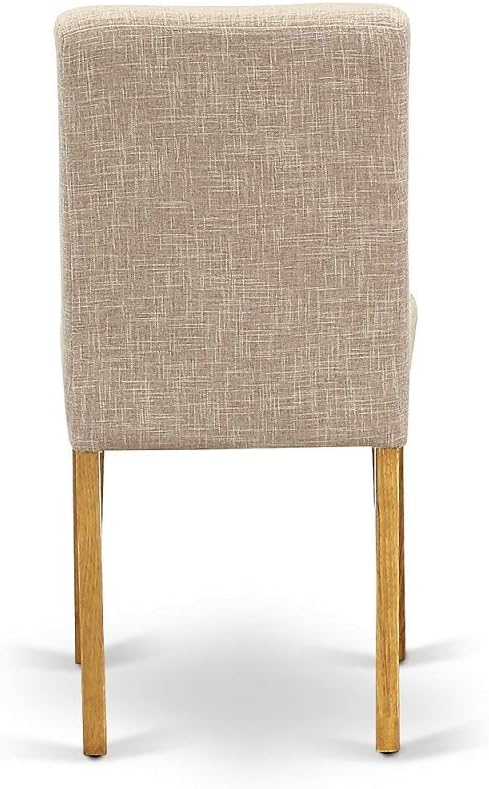 East West Furniture ANAB3-OAK-04 3 Piece Dinette Set - Image 10