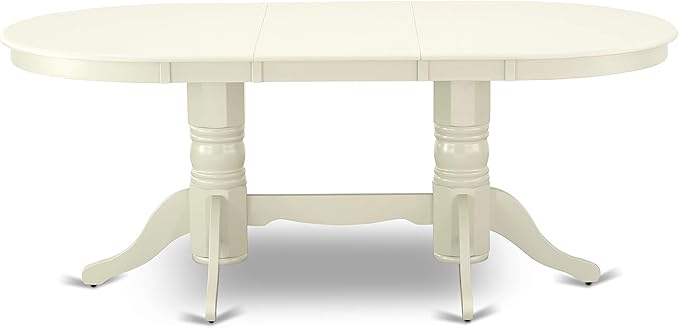 East West Furniture VAVA9-LWH-C 9 Piece Dining Set Includes an Oval Dining Room - Image 7